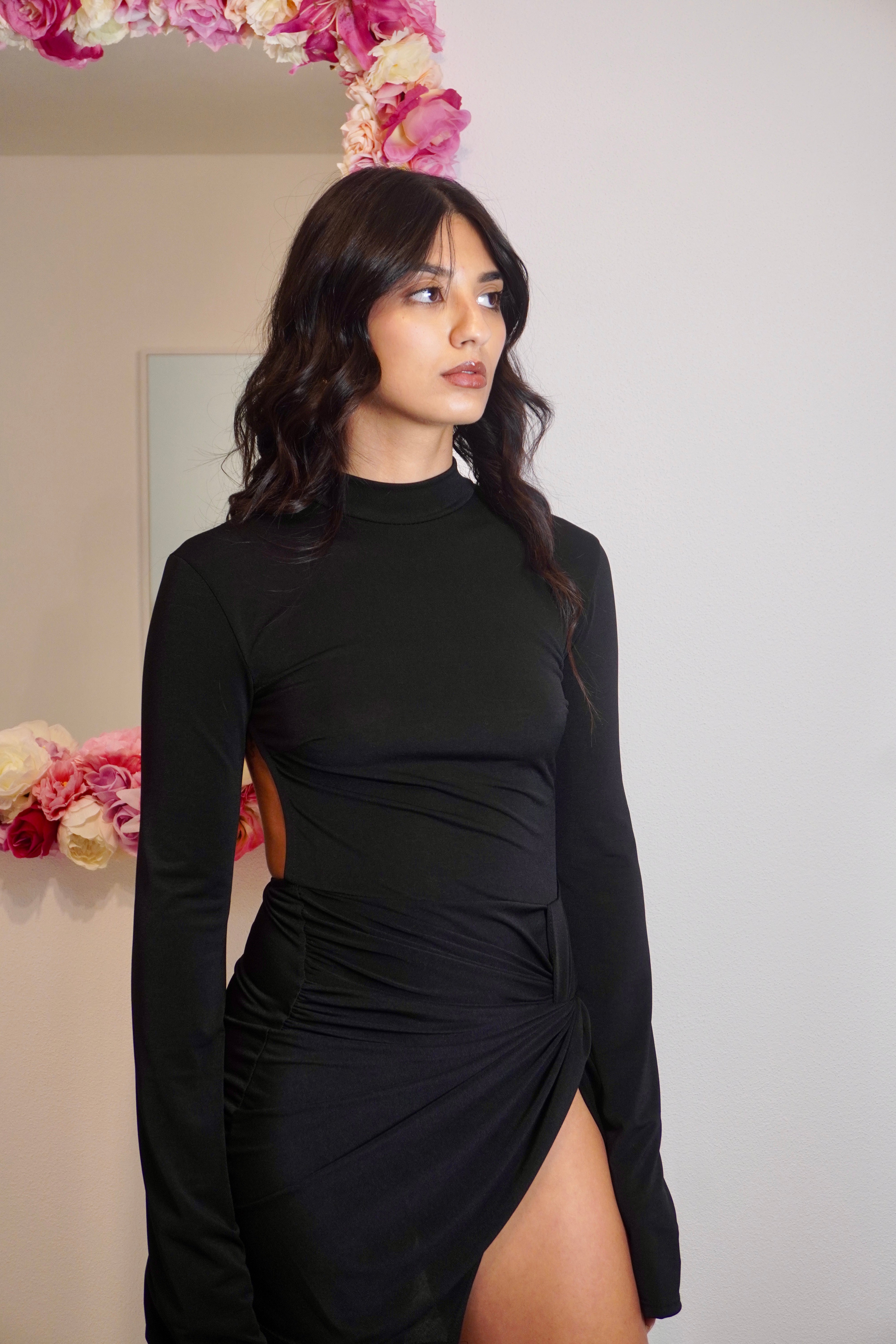 Minidress spacco laterale