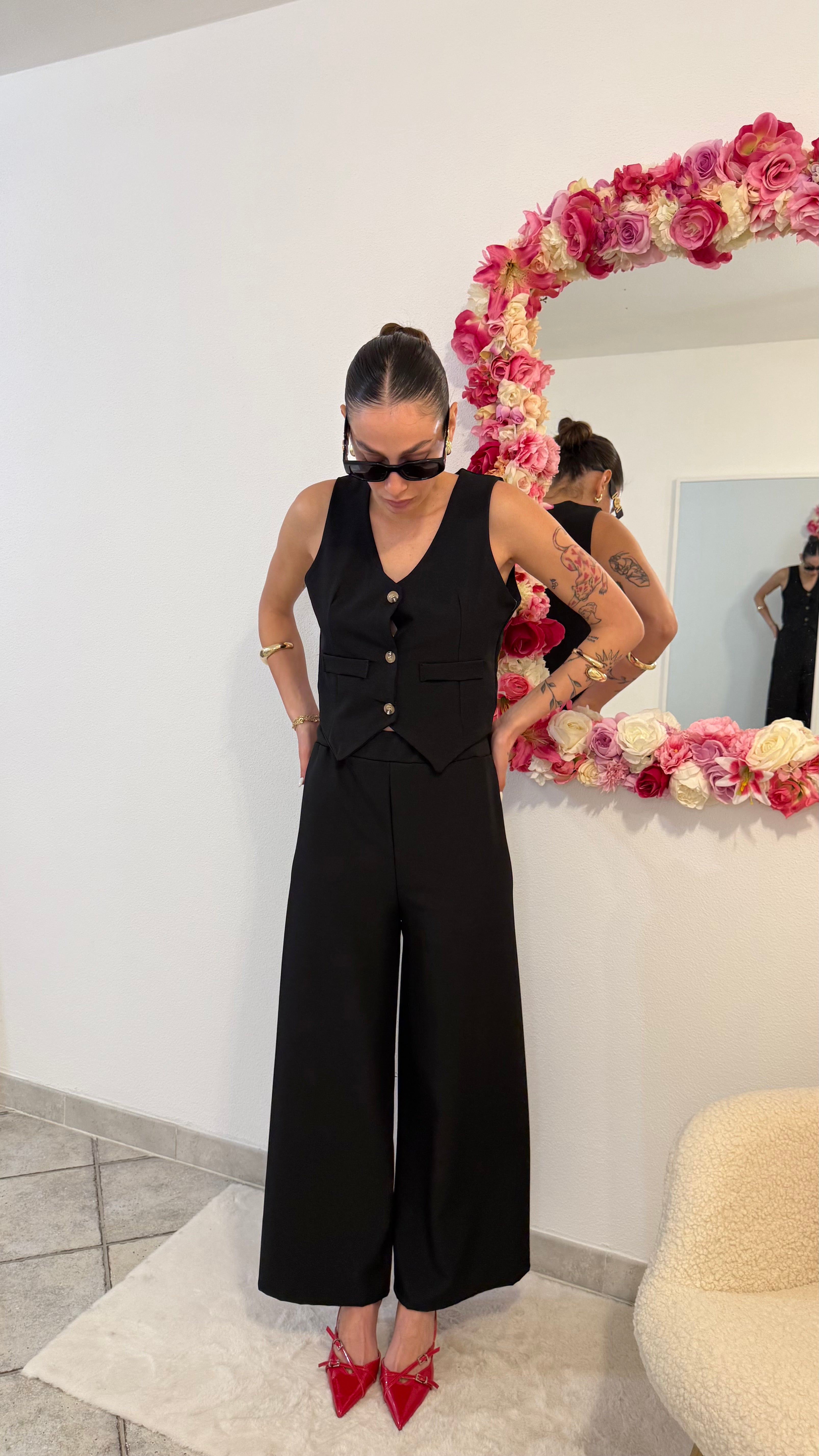 Coord gilet e pantalone